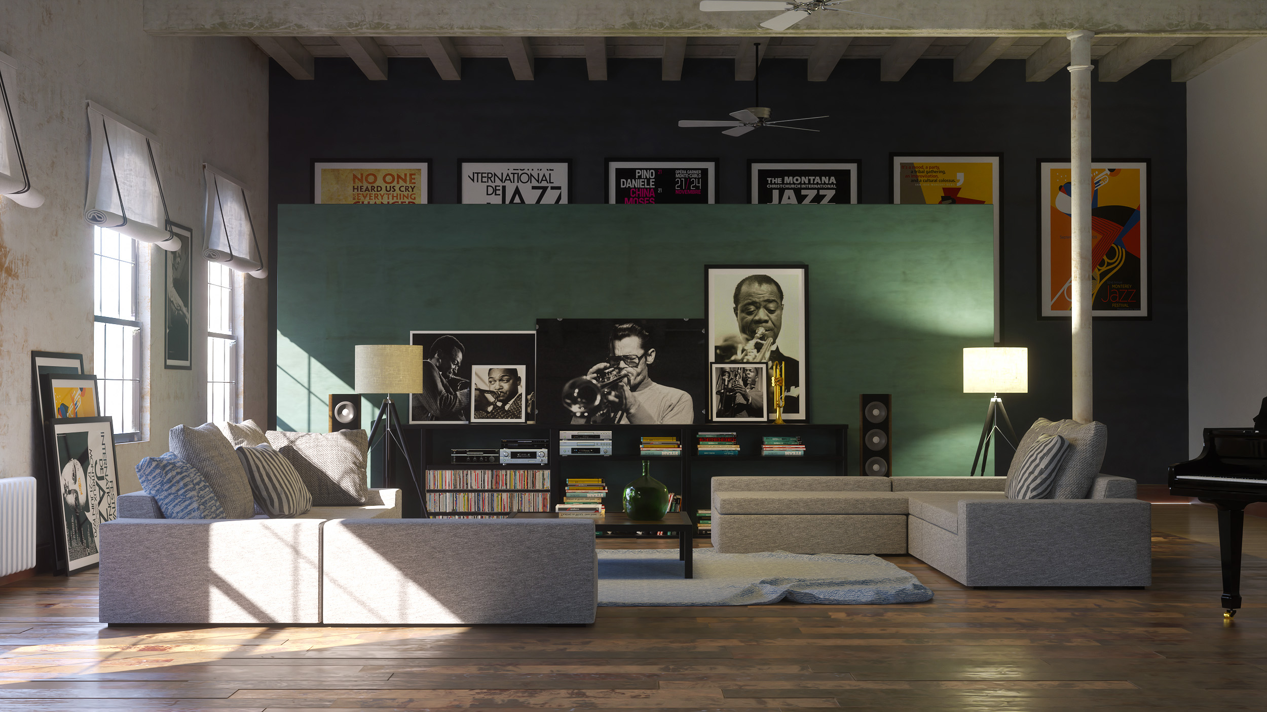 AMSCENES scene — loft interior