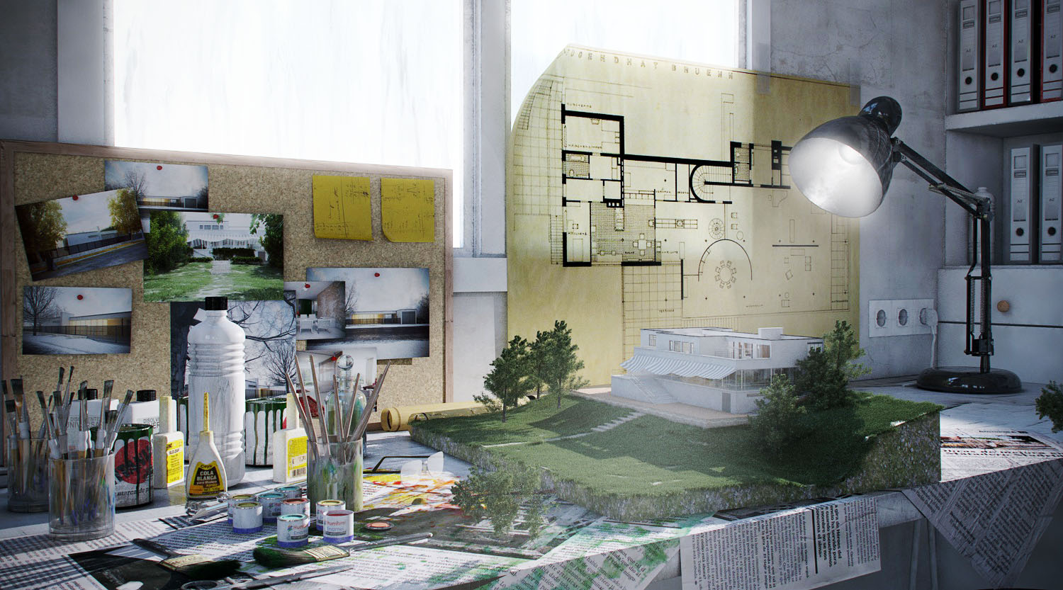 AMSCENES scene — jazzy loft detail
